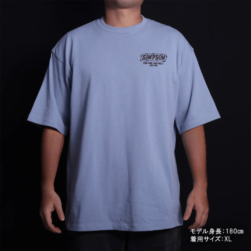 SIMPSON GARAGE Vol.2 Tシャツ ダスティブルー