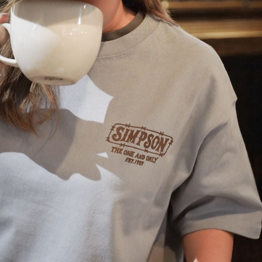 SIMPSON GARAGE Vol.2 Tシャツ ダスティブルー