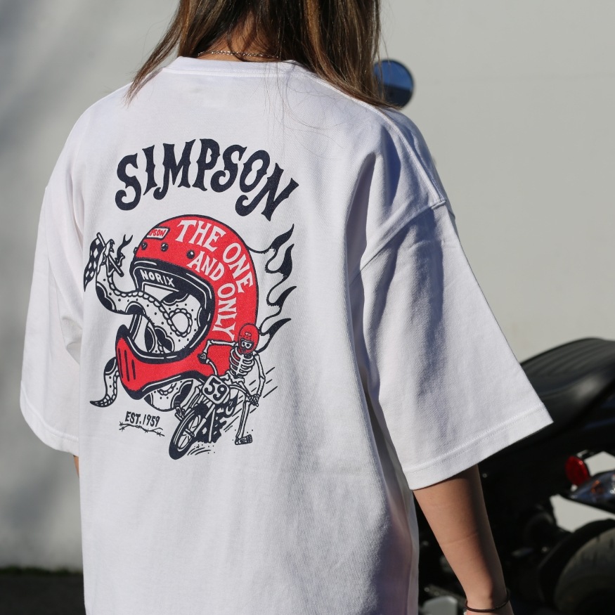 SIMPSON GARAGE Vol.2 Tシャツ ホワイト