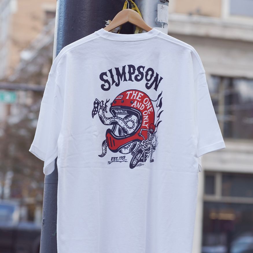SIMPSON GARAGE Vol.2 Tシャツ ホワイト