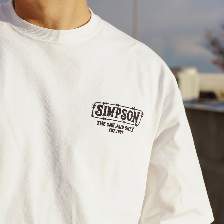 SIMPSON GARAGE Vol.2 Tシャツ ホワイト
