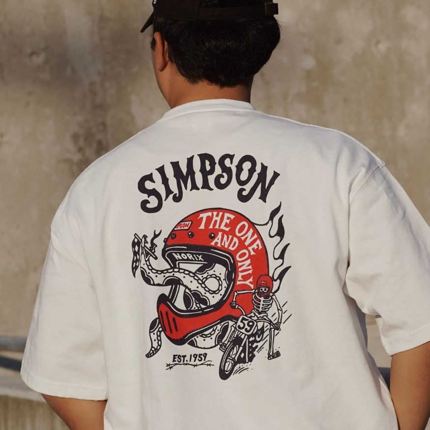 SIMPSON GARAGE Vol.2 Tシャツ ホワイト