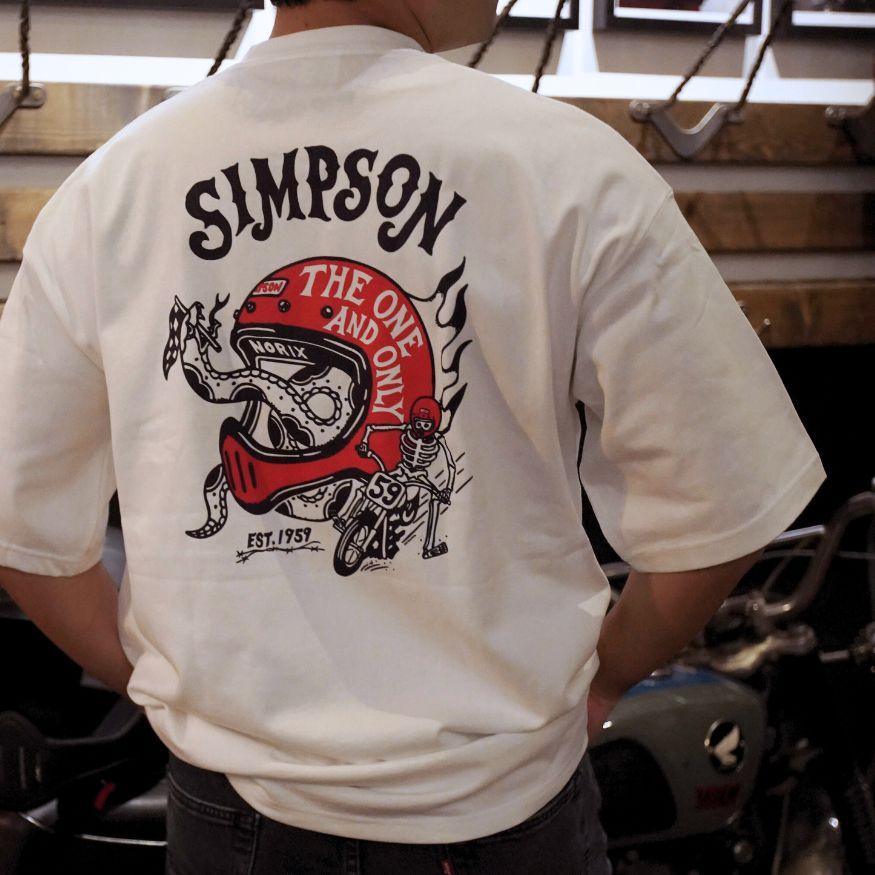 SIMPSON GARAGE Vol.2 Tシャツ ホワイト