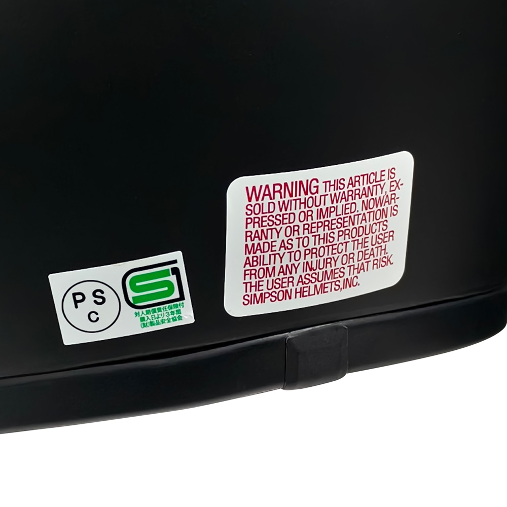 オンラインショップ限定モデル】SIMPSON M30 ノースリット マット