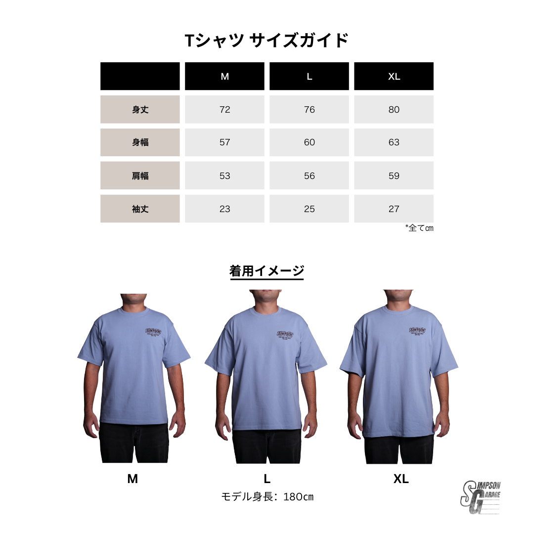 SIMPSON GARAGE Vol.2 Tシャツ ブラック