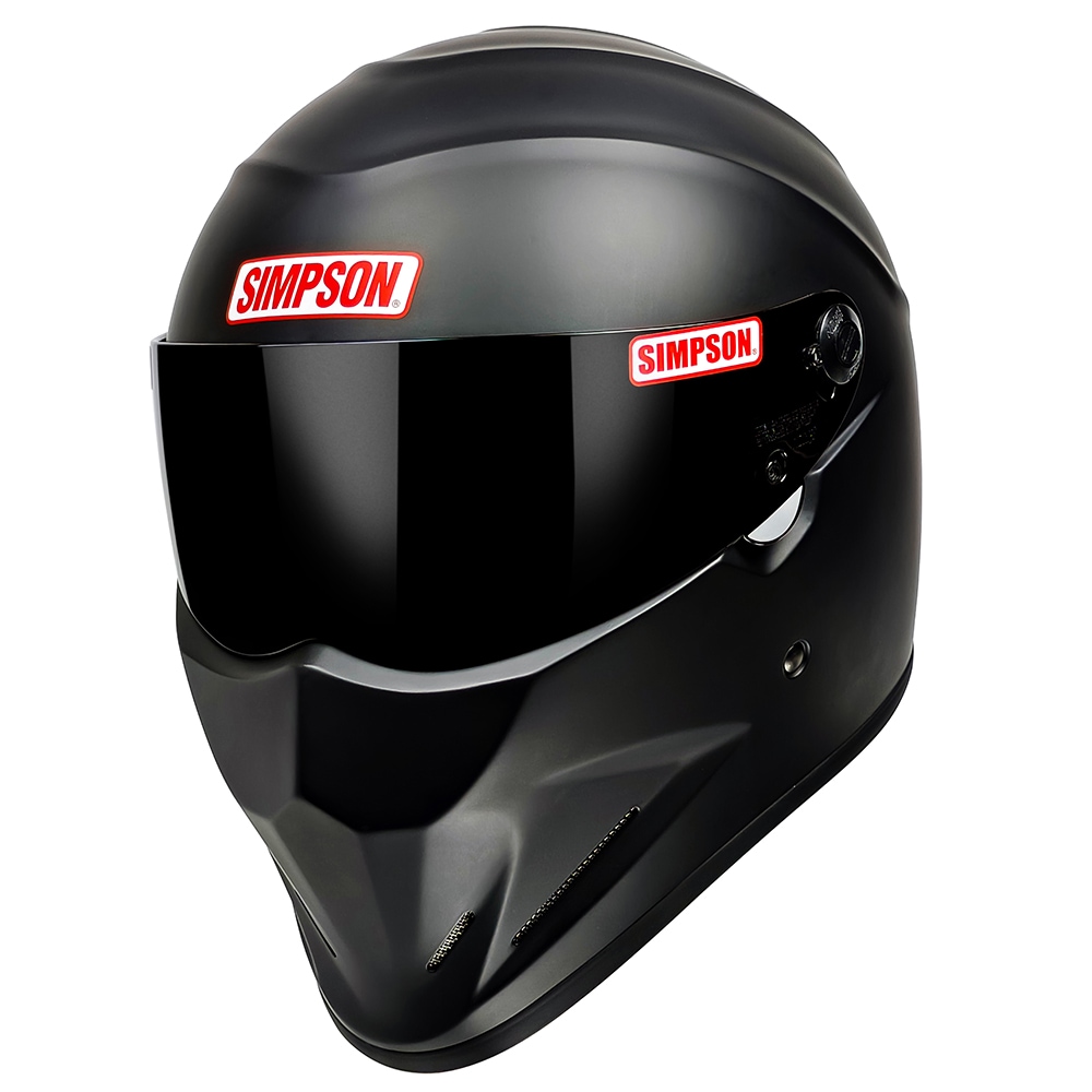 SIMSON マットブラック ヘルメット SIMPSONヘルメット公認オンラインストア