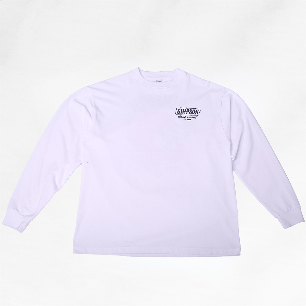 SIMPSON GARAGE Vol.2 長袖Tシャツ ホワイト