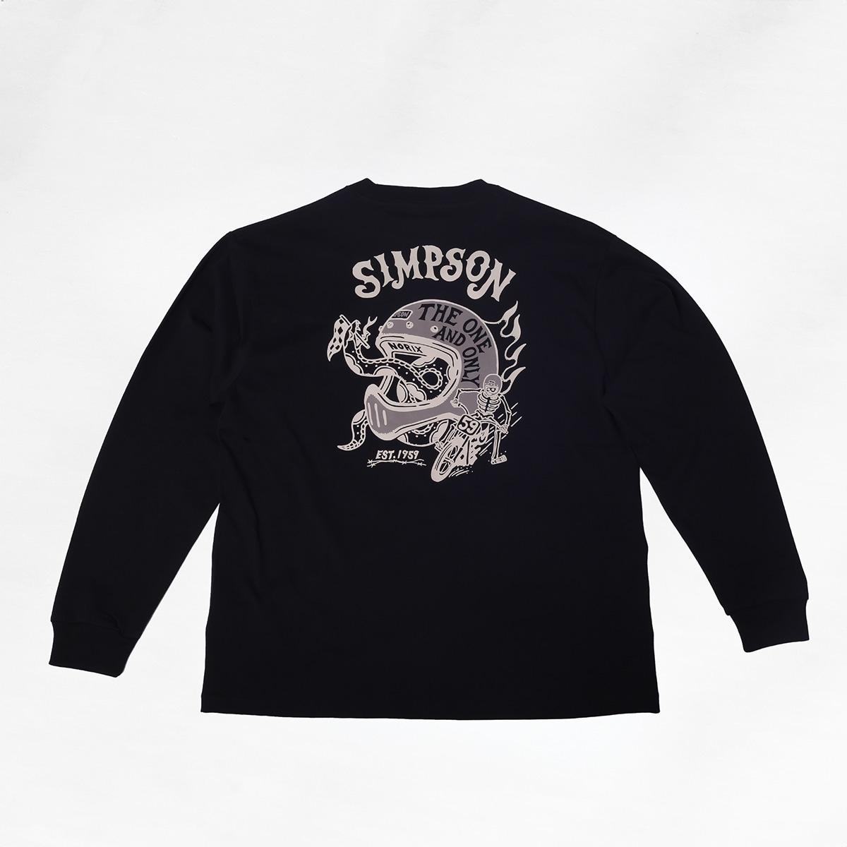 SIMPSON GARAGE Vol.2 長袖Tシャツ ブラック