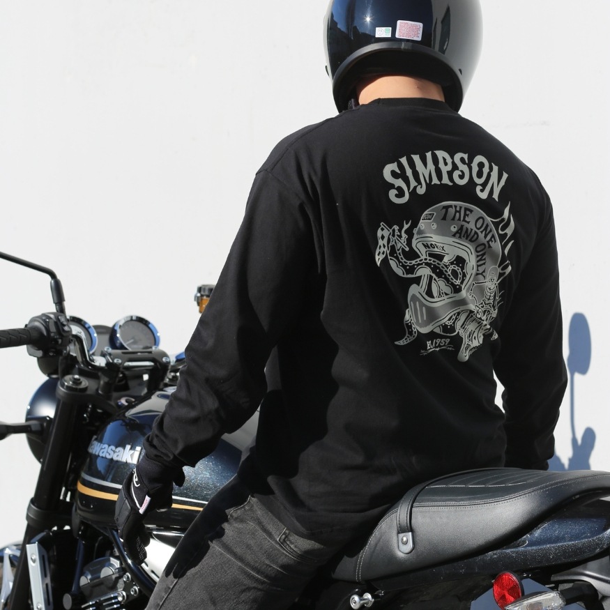 SIMPSON GARAGE Vol.2 長袖Tシャツ ブラック