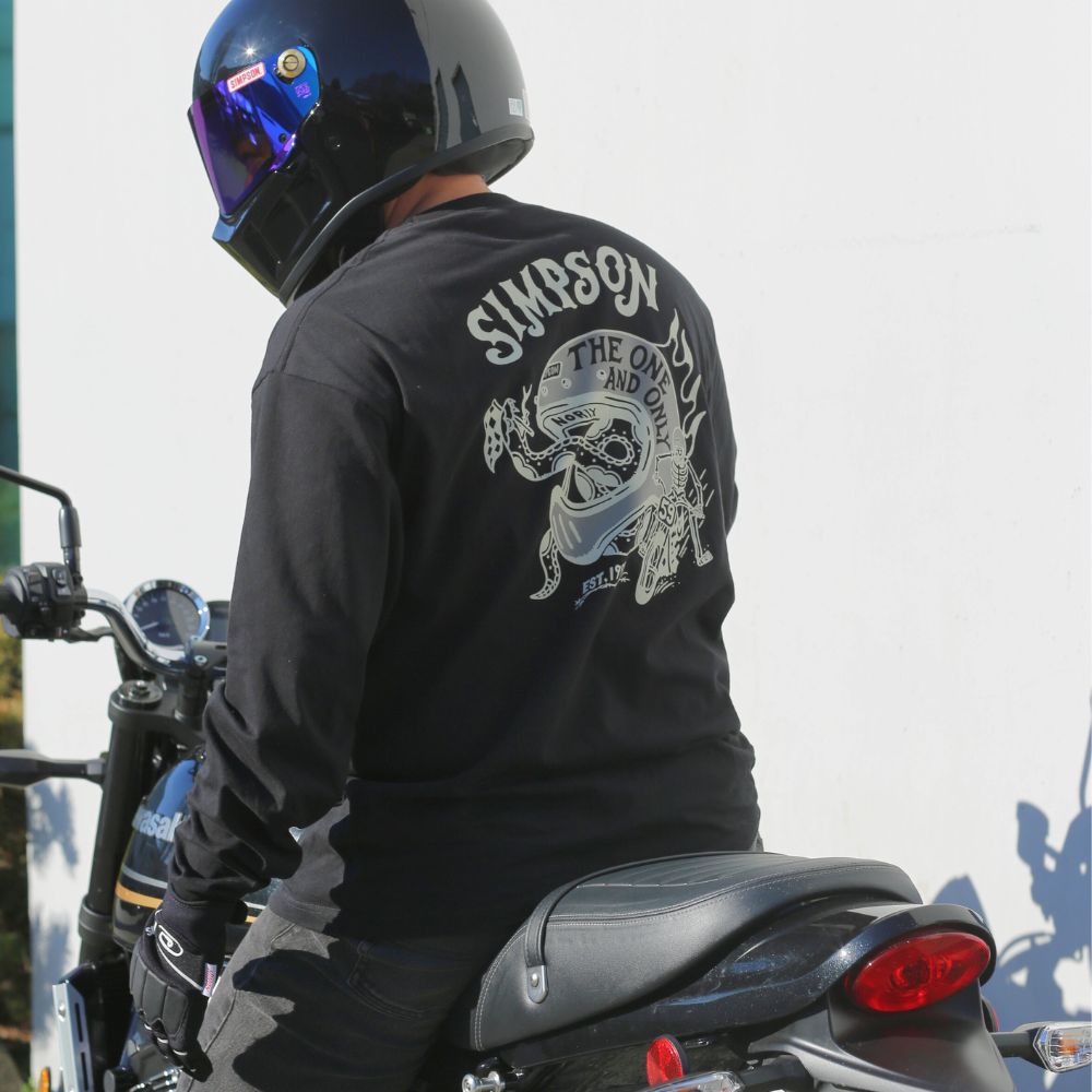 SIMPSON GARAGE Vol.2 長袖Tシャツ ブラック