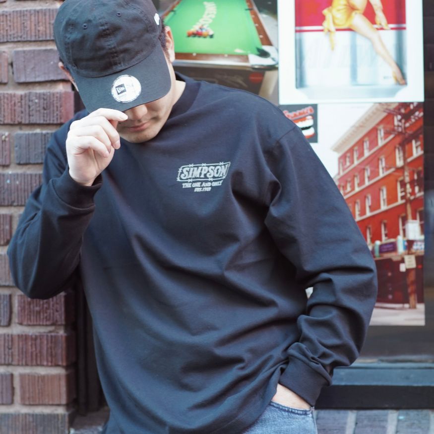 SIMPSON GARAGE Vol.2 長袖Tシャツ ブラック