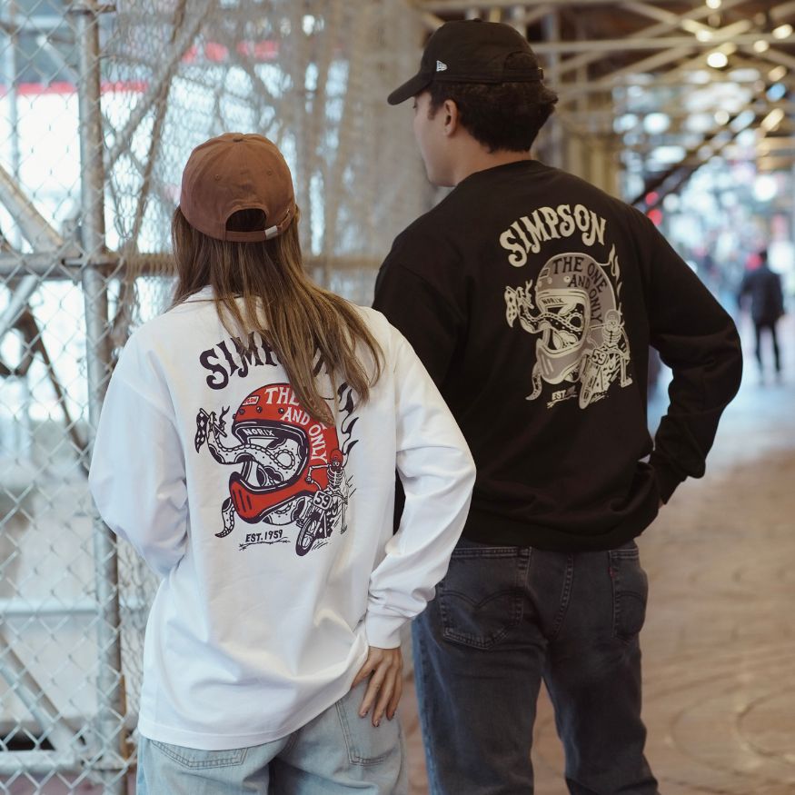 SIMPSON GARAGE Vol.2 長袖Tシャツ ブラック