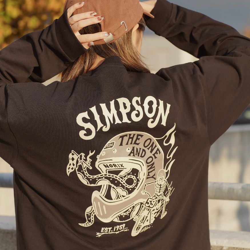 SIMPSON GARAGE Vol.2 長袖Tシャツ ブラック
