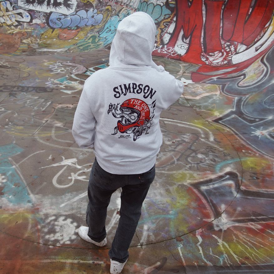 SIMPSON GARAGE Vol.2 フーディ グレー