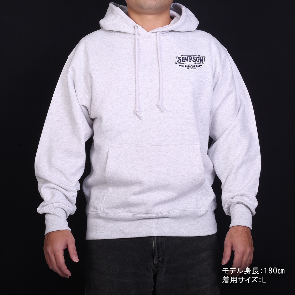 SIMPSON GARAGE Vol.2 フーディ グレー