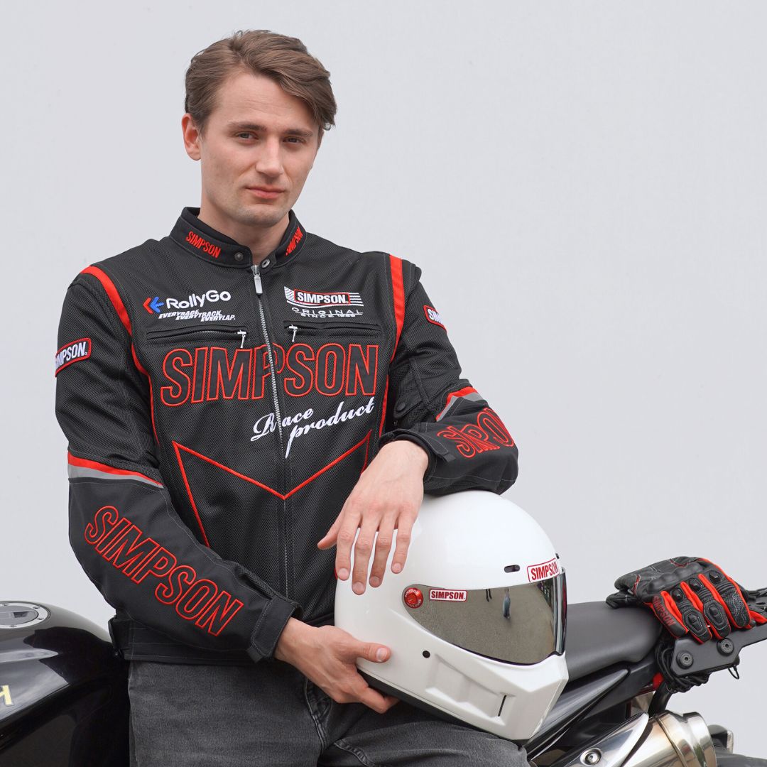 シンプソンライダースメッシュジャケットLサイズ SIMPSONヘルメット公認オンラインストア