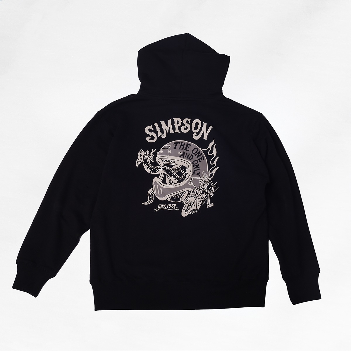 SIMPSON GARAGE Vol.2 フーディ ブラック