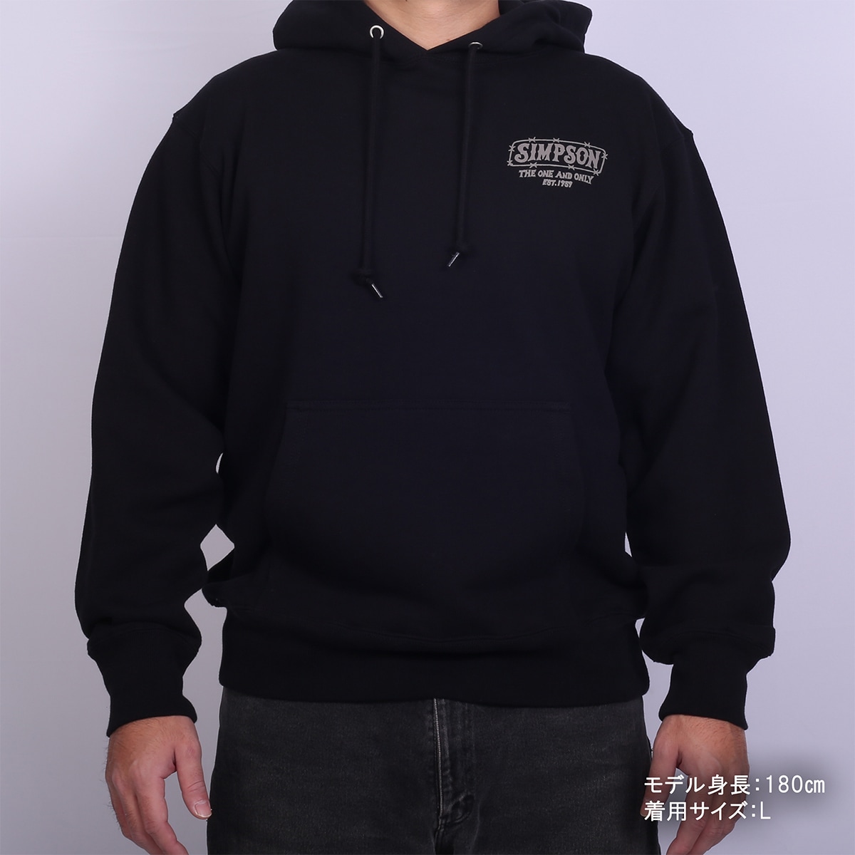 SIMPSON GARAGE Vol.2 フーディ ブラック