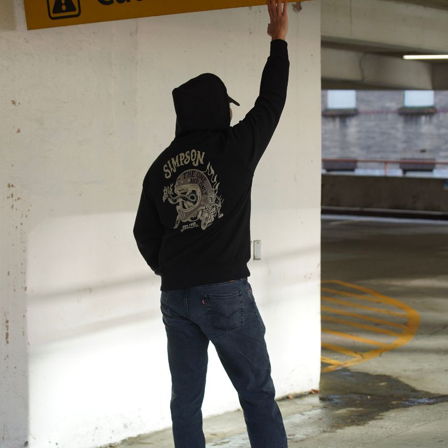 SIMPSON GARAGE Vol.2 フーディ ブラック