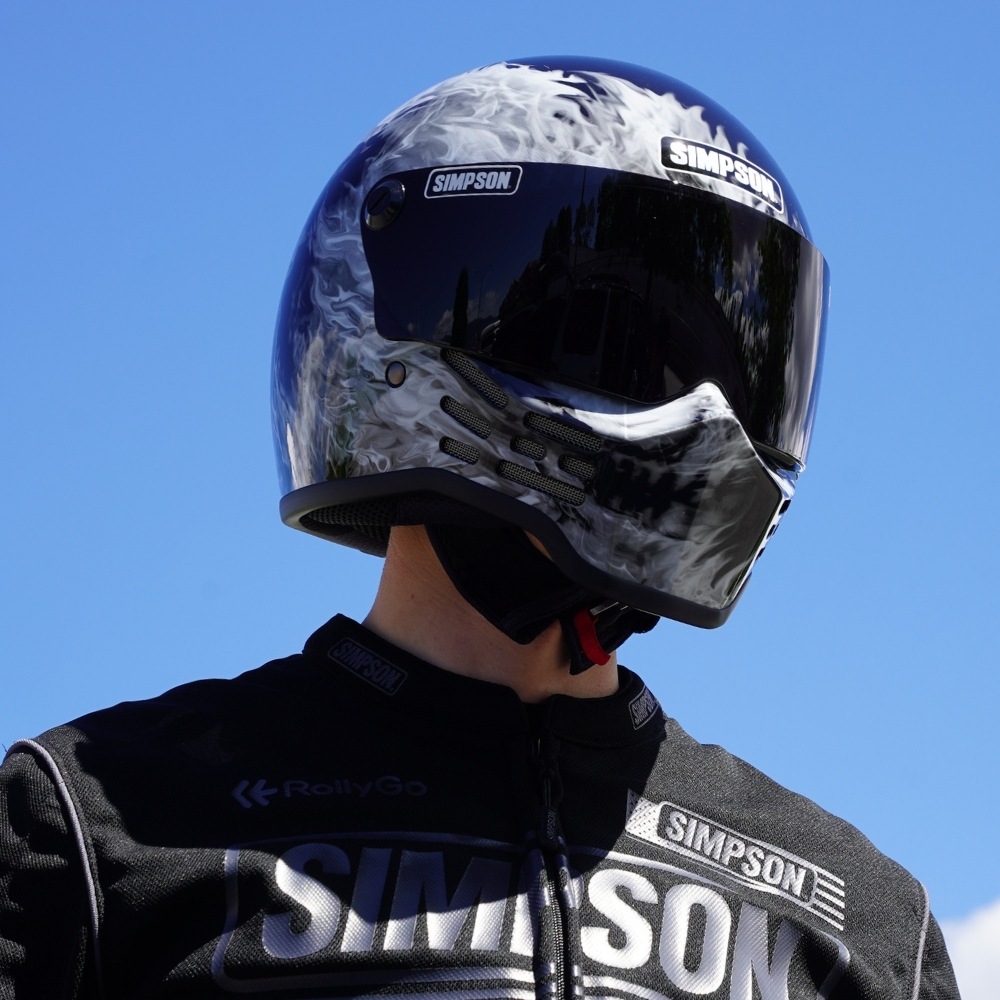SIMPSON M10 フレアモノクローム｜SIMPSONヘルメット公認オンラインストア