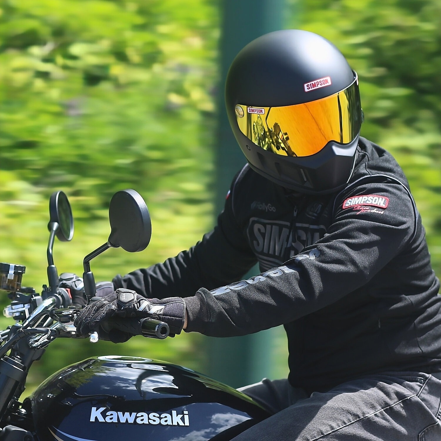 シールド SB15用 (ミラー)ゴールド｜SIMPSONヘルメット公認オンライン