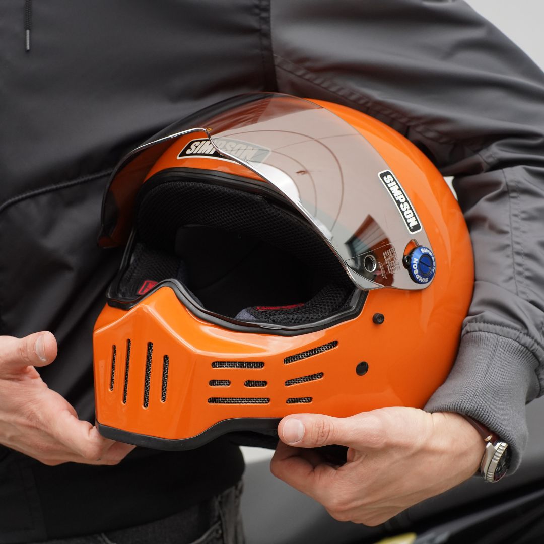 SIMPSON オレンジ ジェットヘルメット 楽天市場】シンプソンヘルメット M50オレンジオプションM50専用5