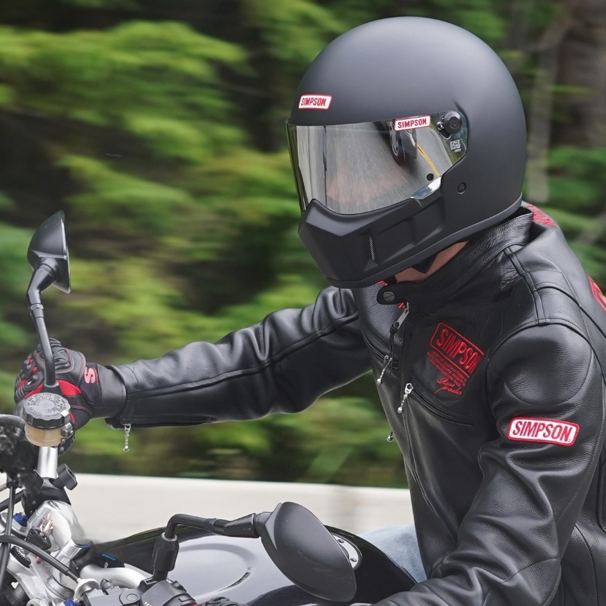 SIMPSON SB15 マットブラック | SIMPSONヘルメット公認オンラインストア