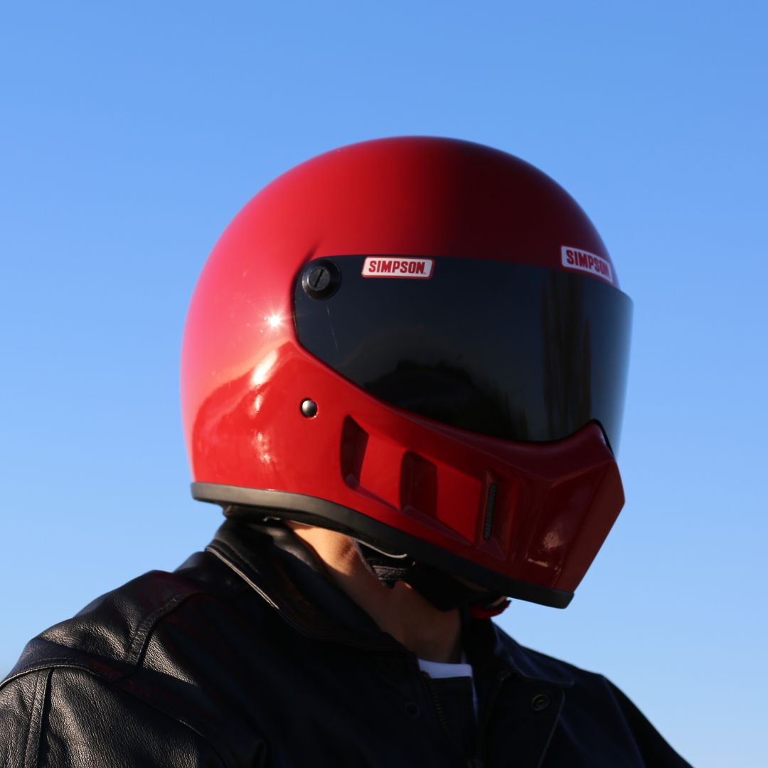 SIMSON SB15 レッド SIMPSONヘルメット公認オンラインストア