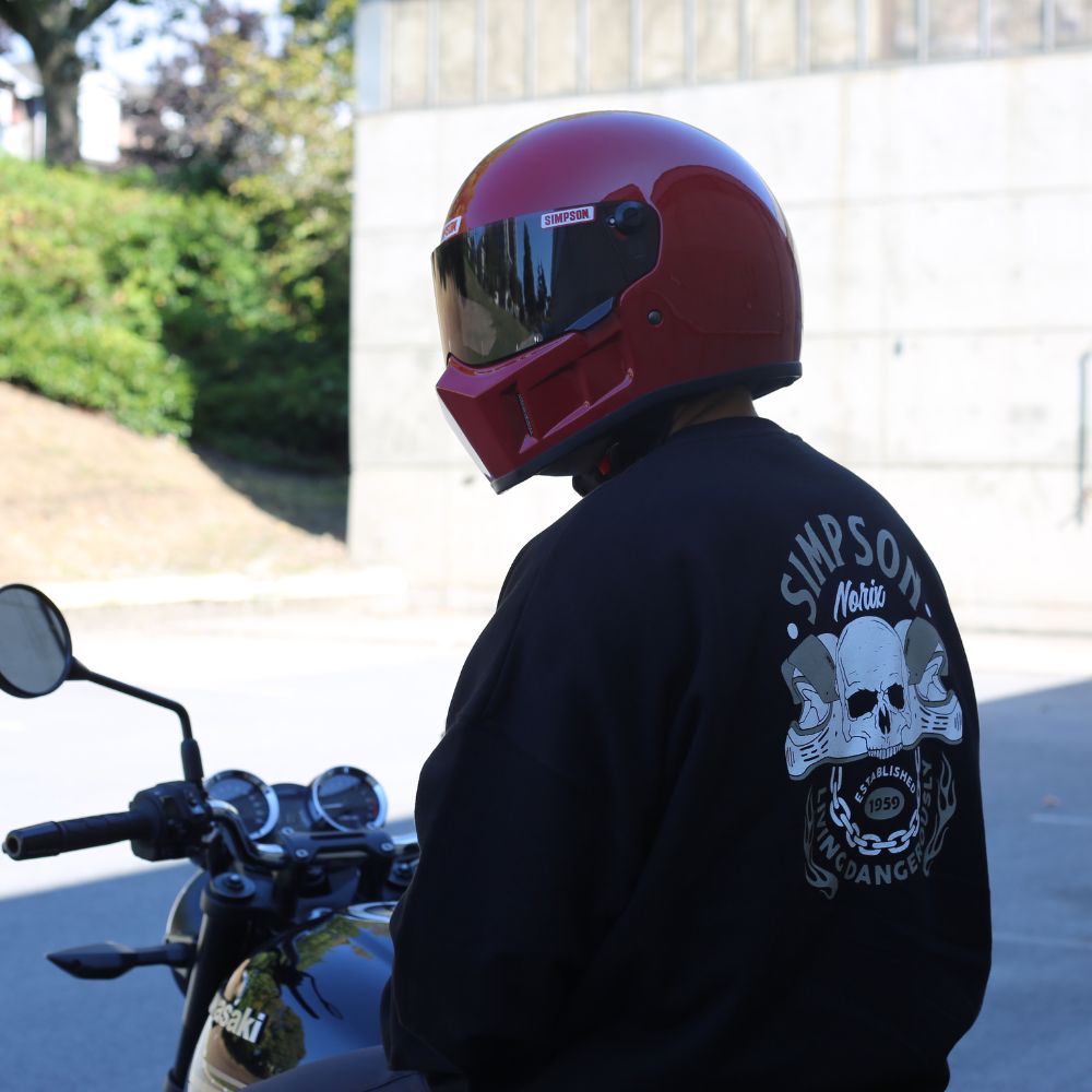 SIMPSON SB15 レッド | SIMPSONヘルメット公認オンラインストア