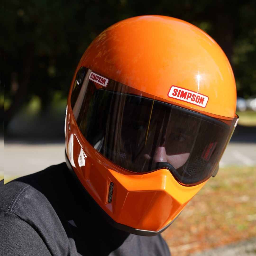SIMPSON オレンジ ジェットヘルメット 国内正規品 SIMPSON シンプソン Enforcer エンフォーサー