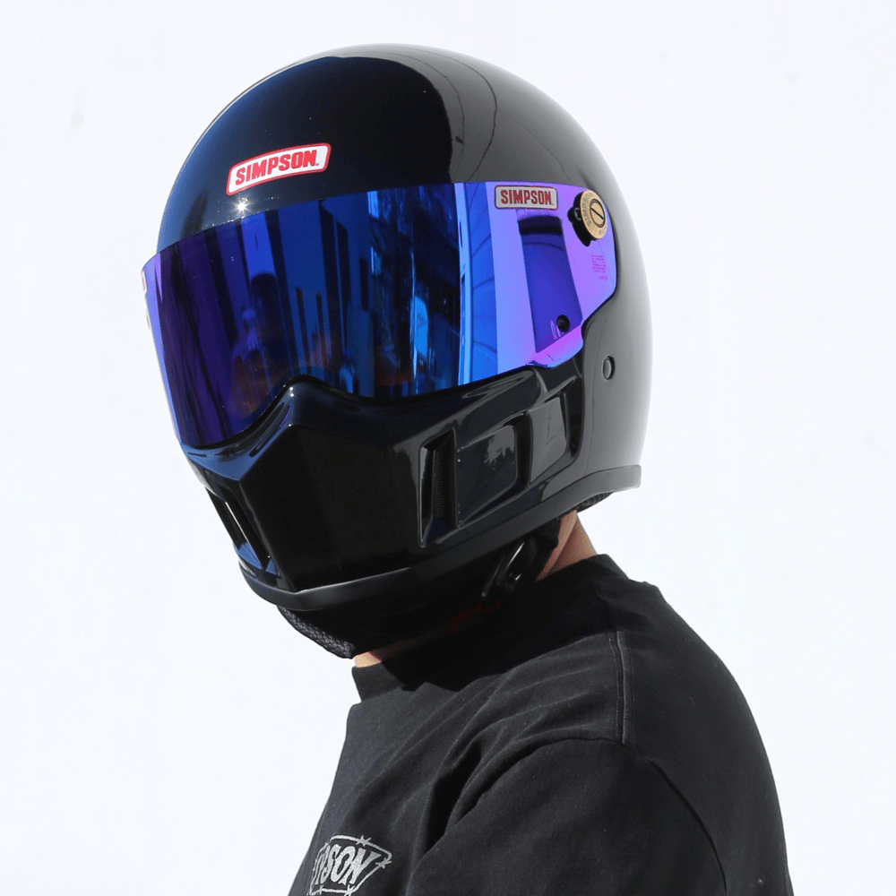 シールド SB15用 (ミラー)イリジウム｜SIMPSONヘルメット公認