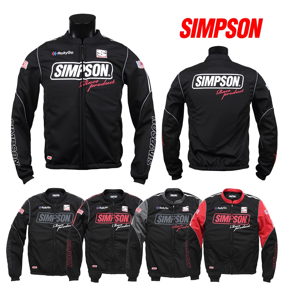 SIMPSON NSM-2208LTD ライダース メッシュクールジャケット 春夏モデル