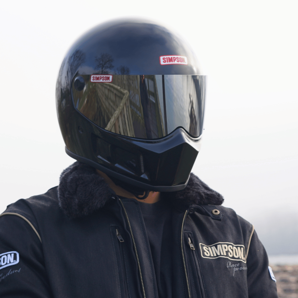 シールド SB15用 (ミラー)クローム｜SIMPSONヘルメット公認オンライン