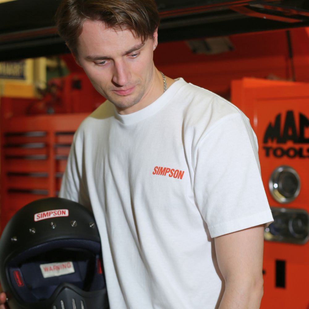 SIMPSON GARAGE Vol.1 Tシャツ ホワイト