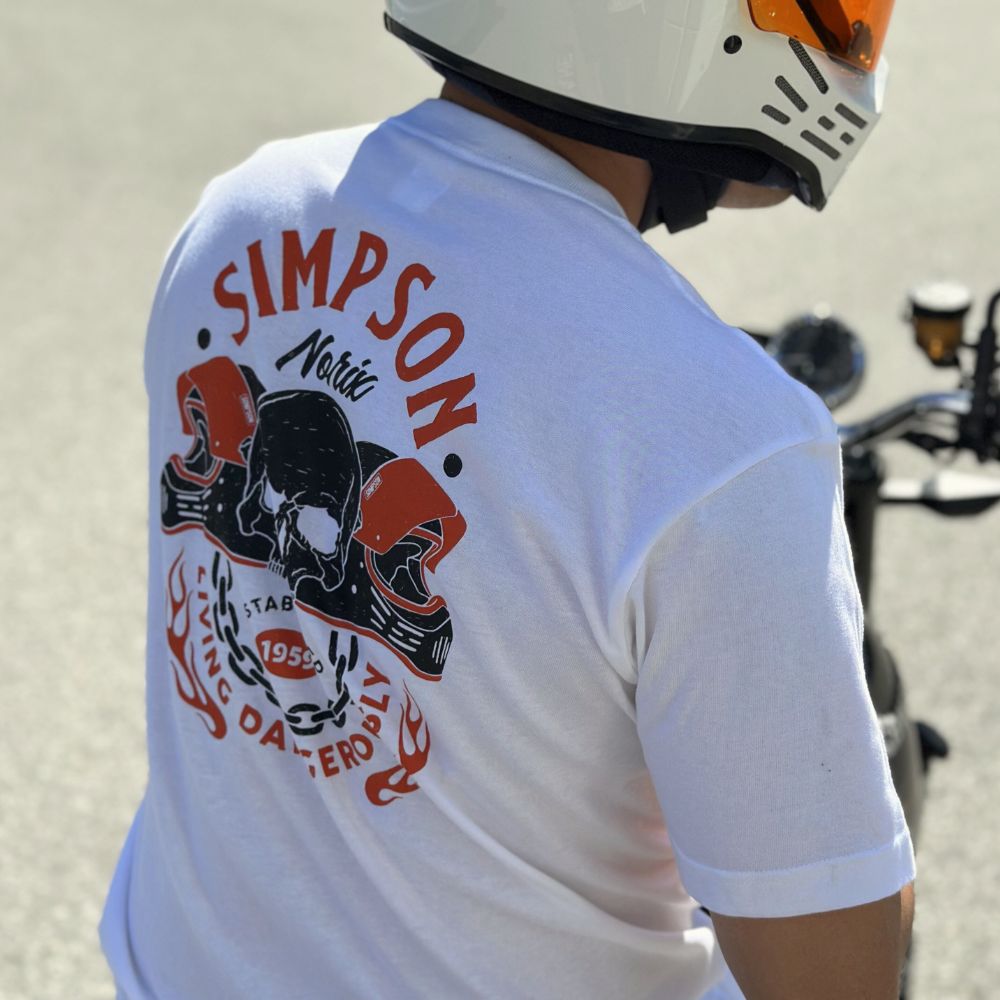 SIMPSON GARAGE Vol.1 Tシャツ ホワイト