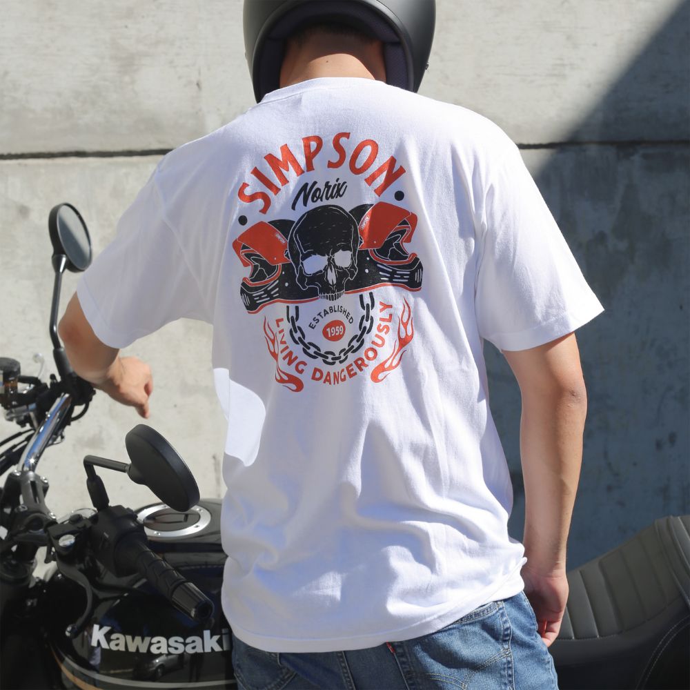 SIMPSON GARAGE Vol.1 Tシャツ ホワイト