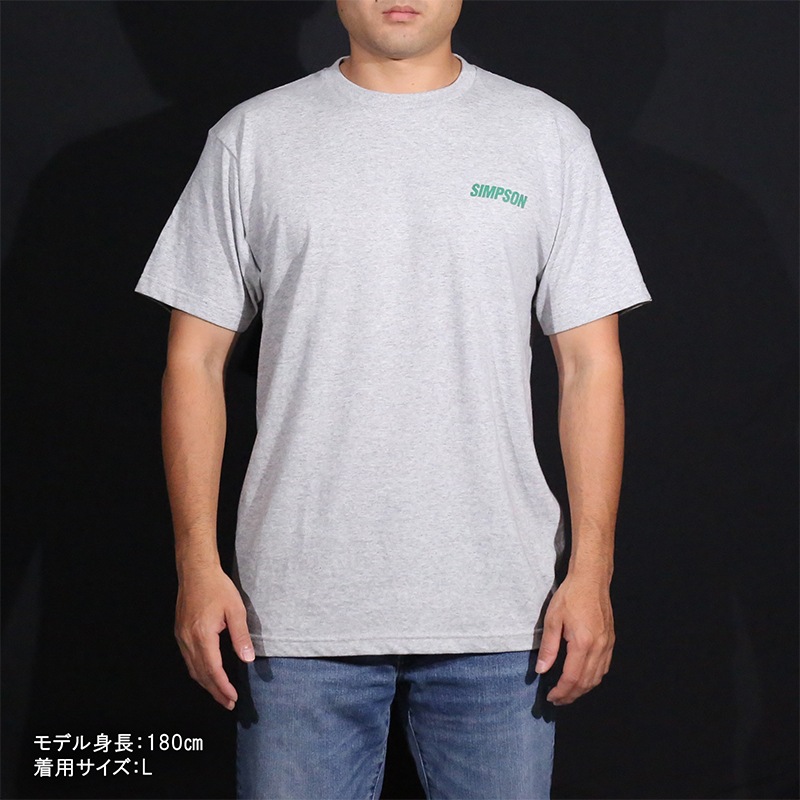 SIMPSON GARAGE Tシャツ グレー