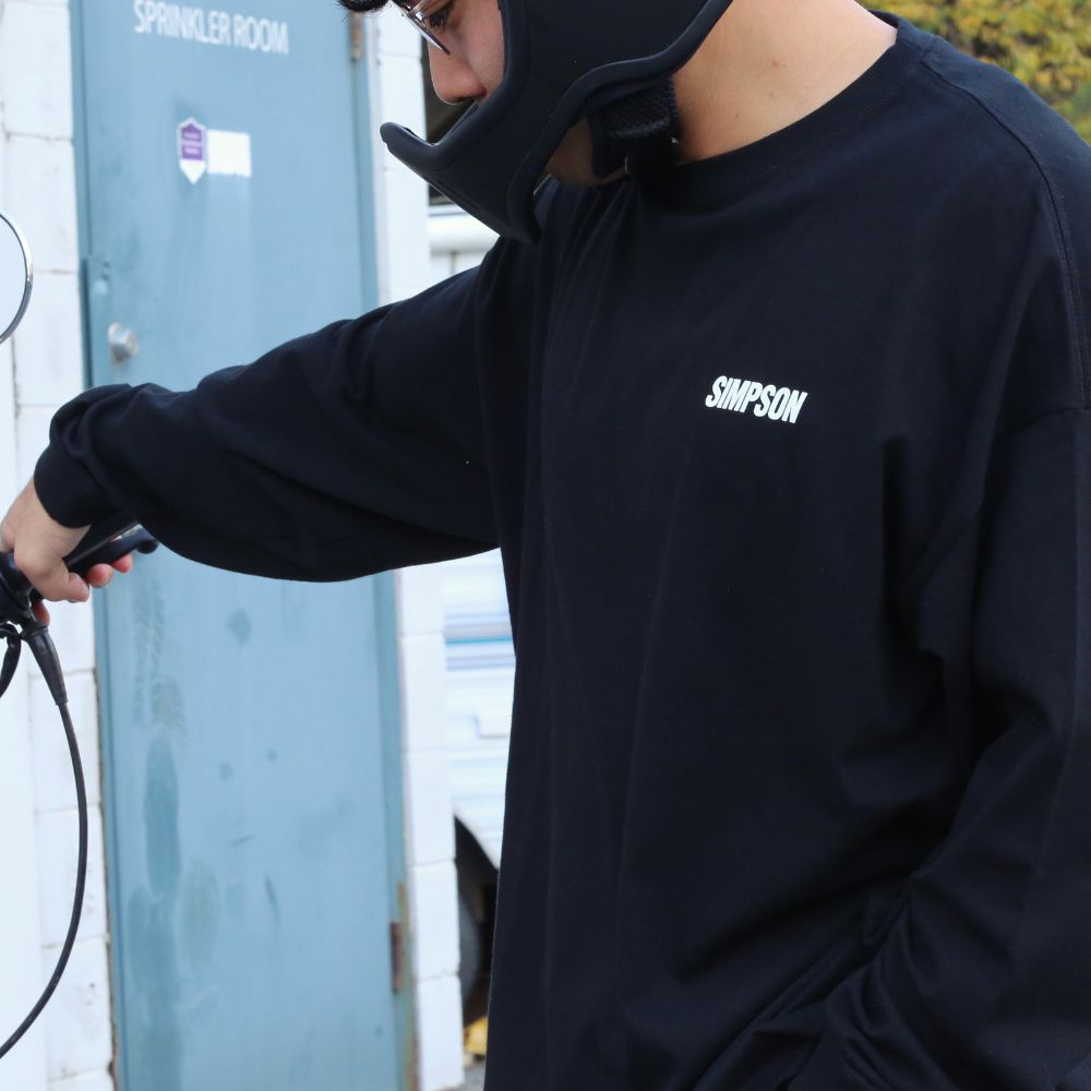 SIMPSON GARAGE Vol.1 長袖Tシャツ ブラック