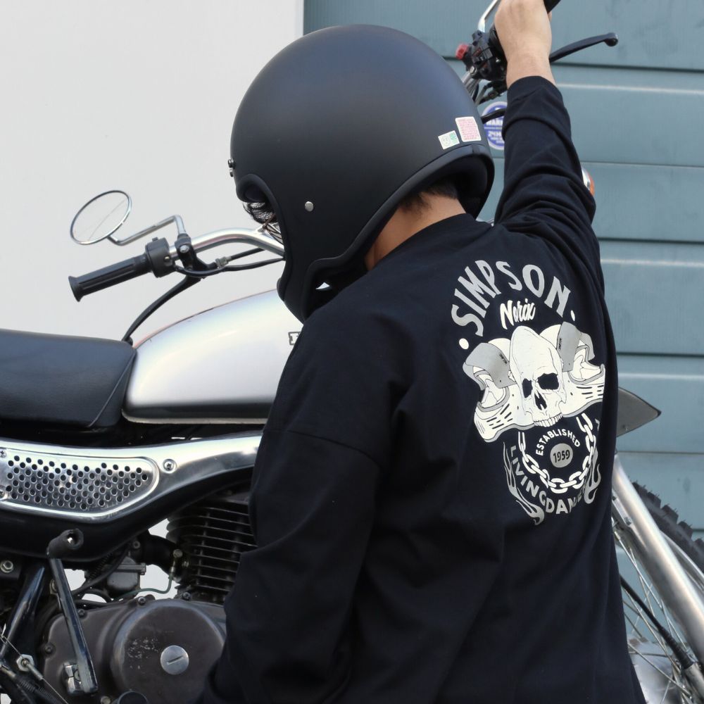 SIMPSON GARAGE Vol.1 長袖Tシャツ ブラック