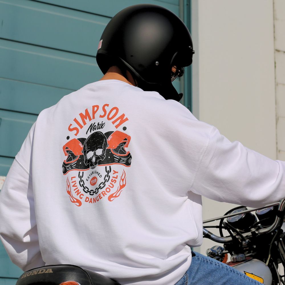 SIMPSON GARAGE スウェット ホワイト