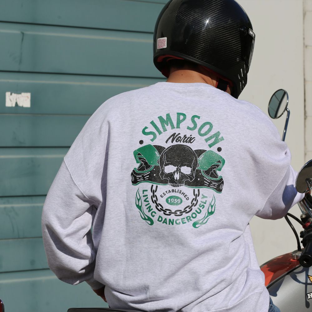 SIMPSON GARAGE スウェット グレー