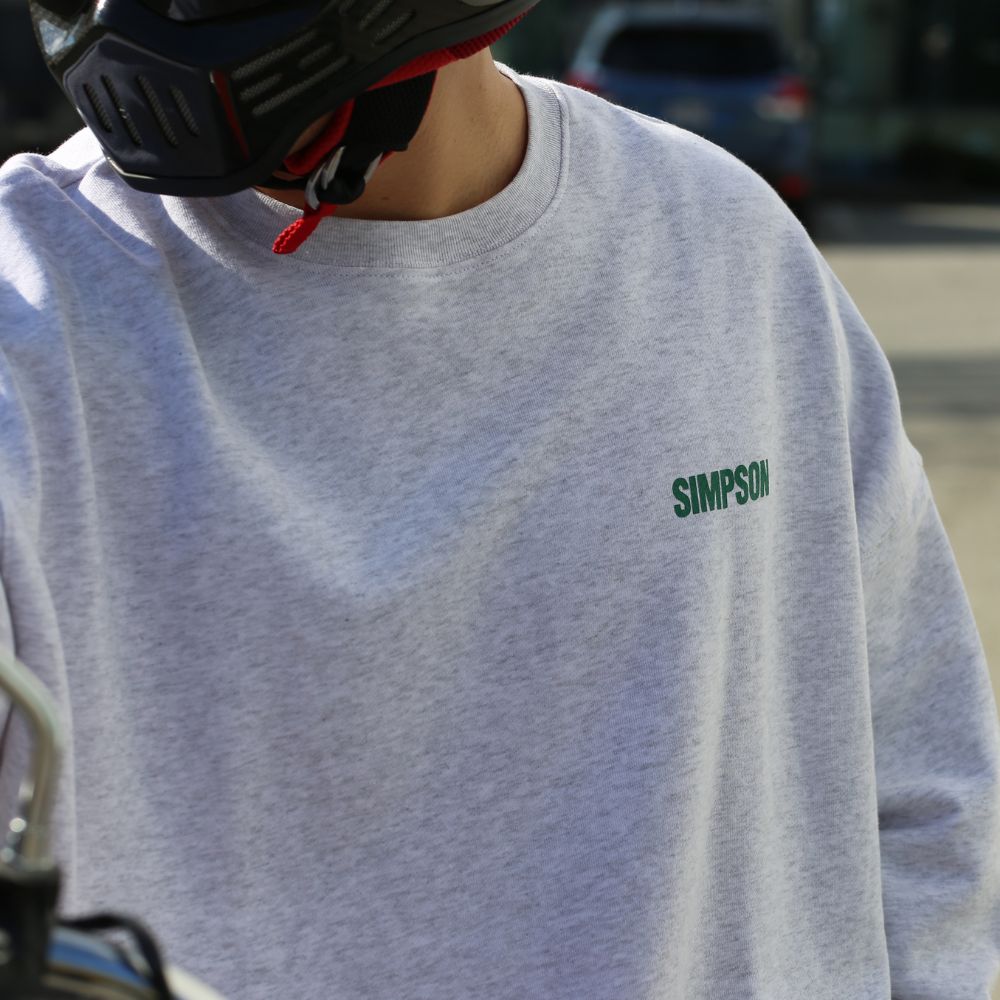 SIMPSON GARAGE スウェット グレー