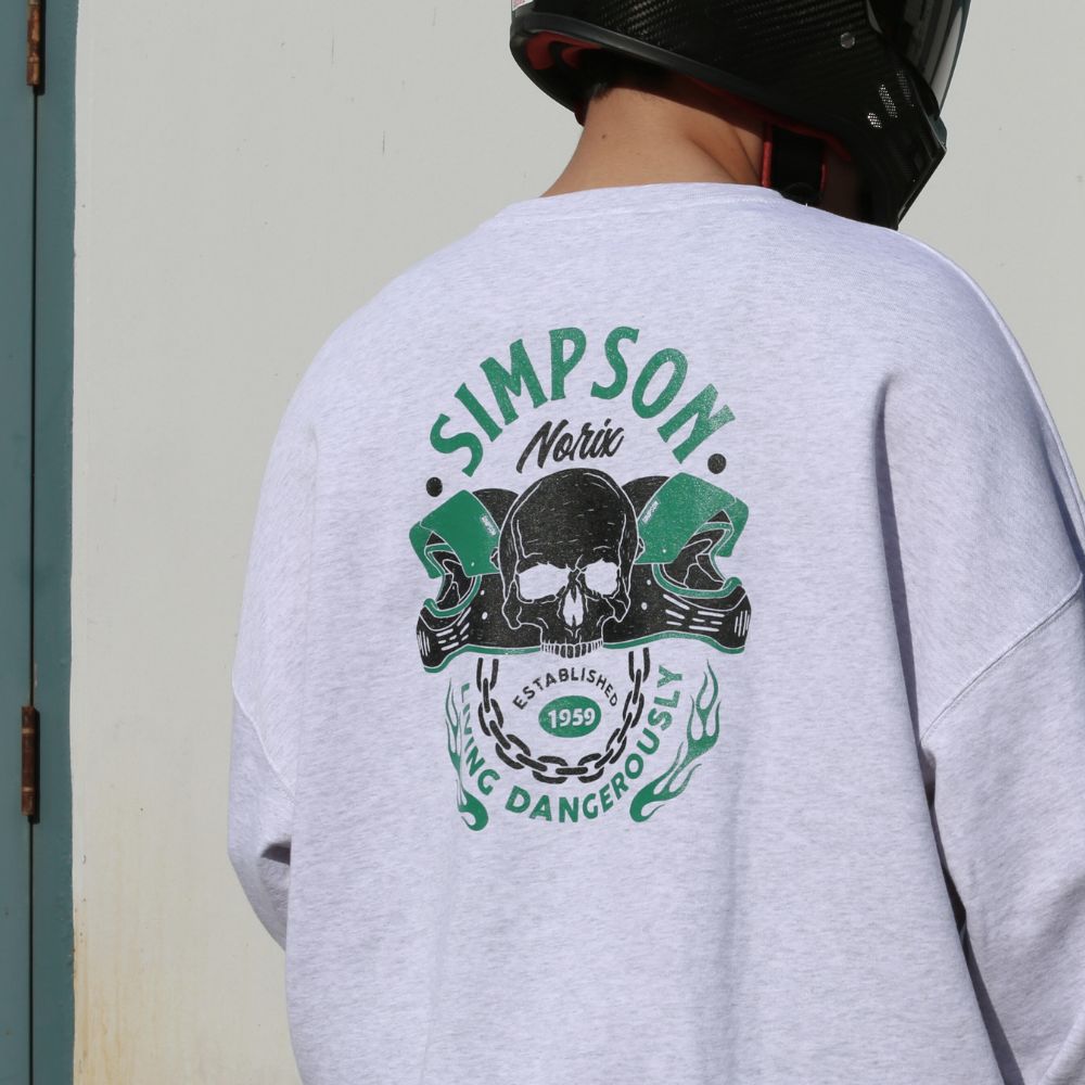 SIMPSON GARAGE スウェット グレー