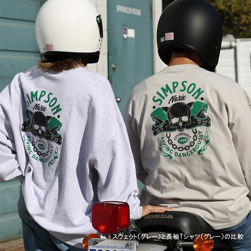 SIMPSON GARAGE Vol.1 スウェット グレー