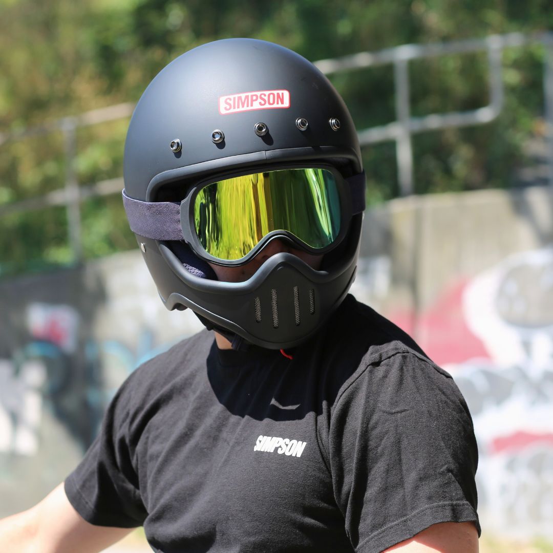 SIMPSON シンプソン M50 マットブラック 57-58cm Mサイズ SIMPSONヘルメット公認オンラインストア