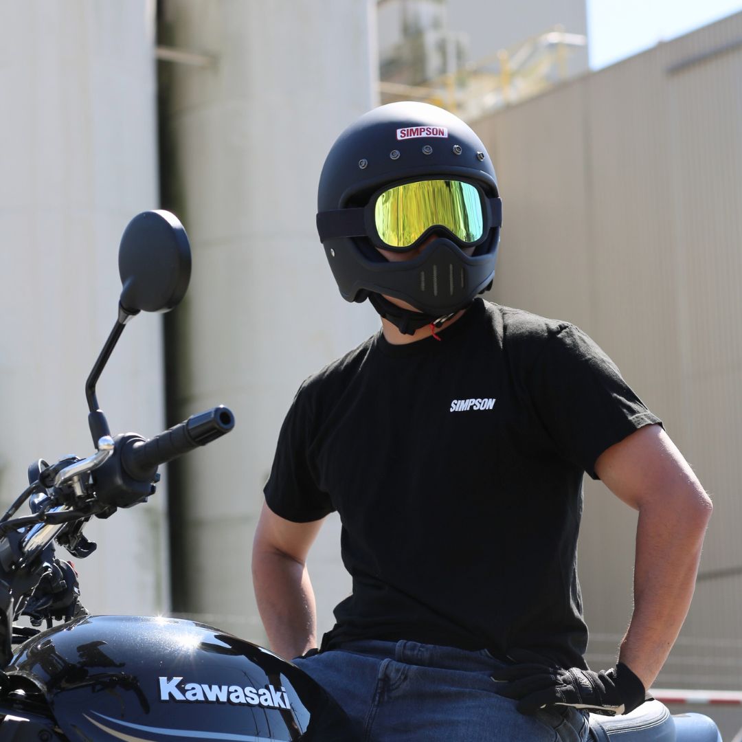 SIMPSON シンプソン M50 マットブラック 59~60cm Lサイズ SIMPSONヘルメット公認オンラインストア