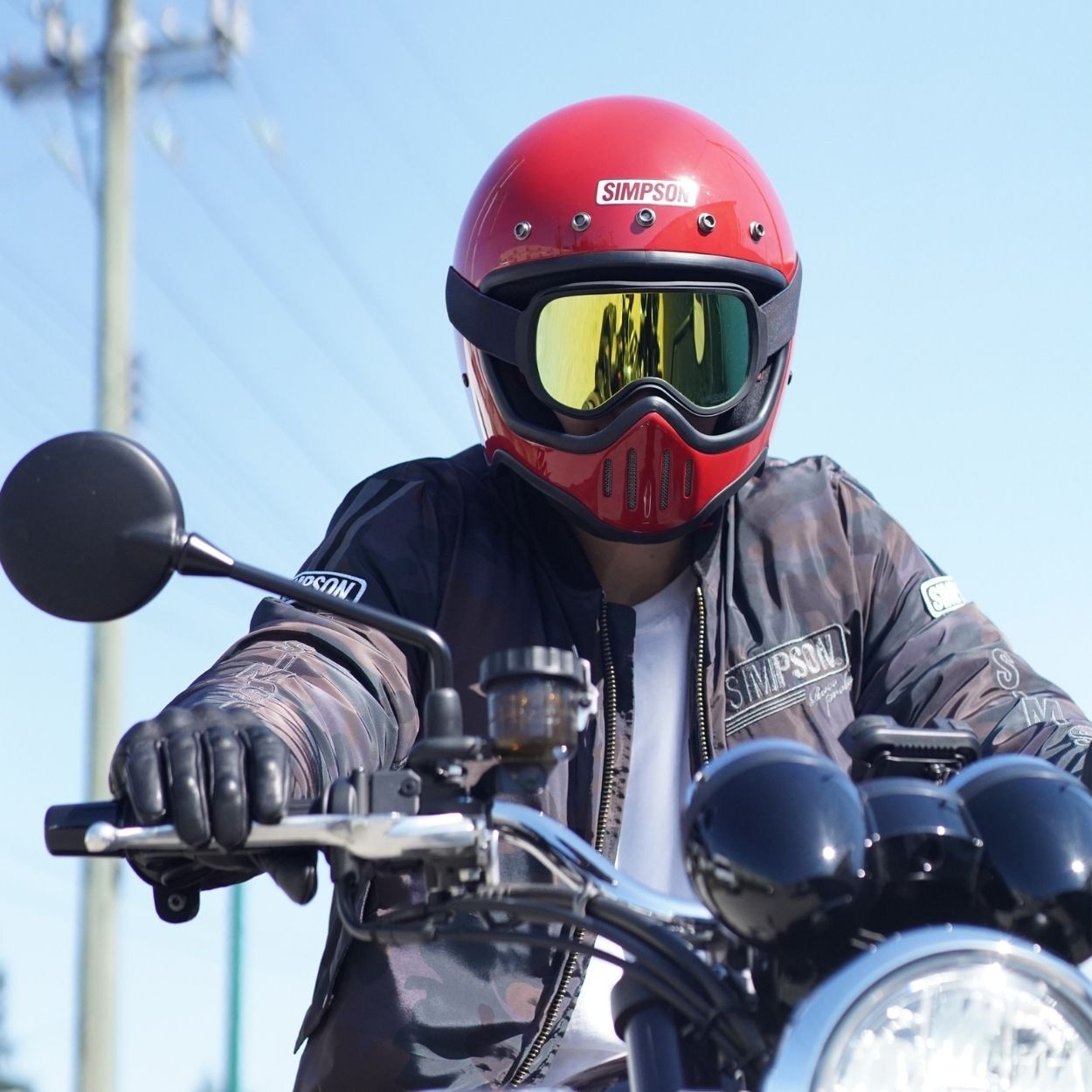 SIMPSON M50 レッド｜SIMPSONヘルメット公認オンラインストア