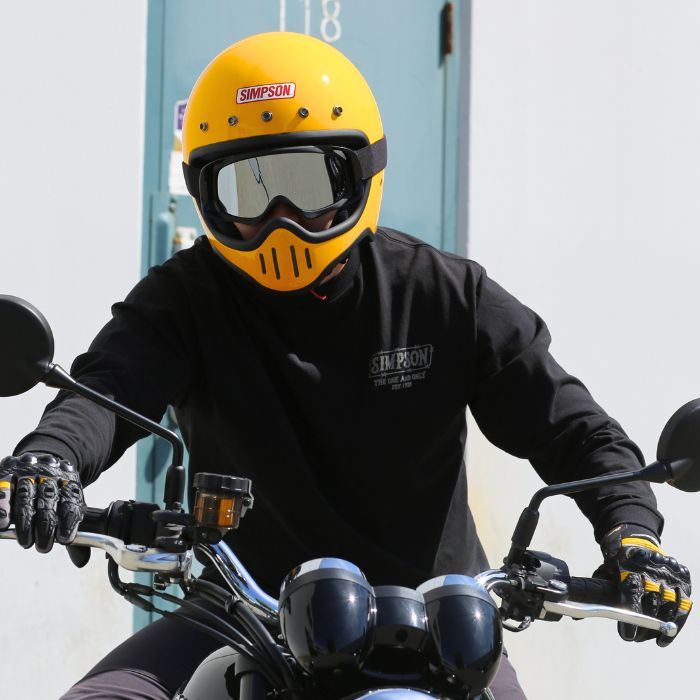SIMPSON M50 バイザー付き XL ヘルメット イエロー SIMPSON M50 イエロー｜SIMPSONヘルメット公認オンラインストア