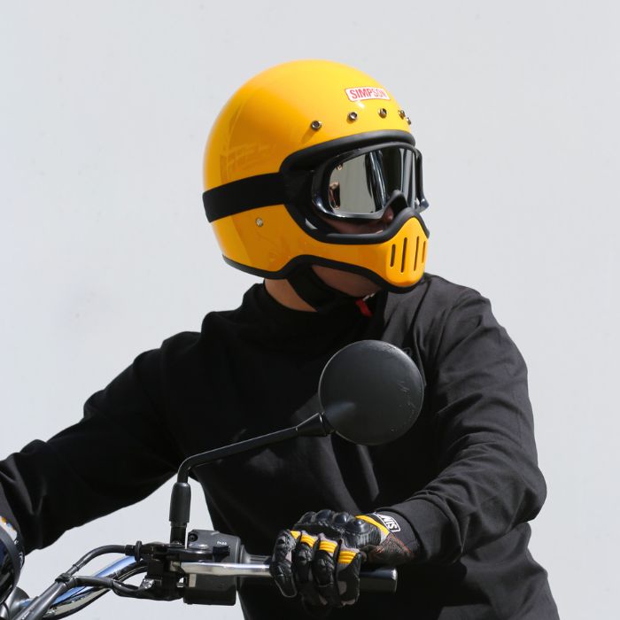SIMPSON M50 バイザー付き XL ヘルメット イエロー SIMPSON M50 イエロー｜SIMPSONヘルメット公認オンラインストア