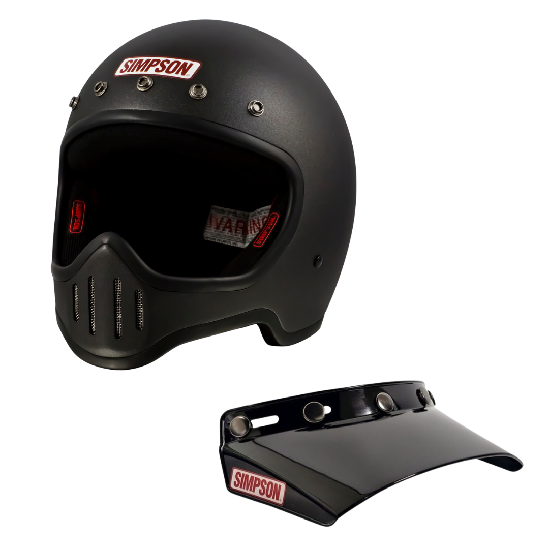 SIMSPON M50 61-62cm ストーンブラック　装飾用 SIMPSONヘルメット公認オンラインストア